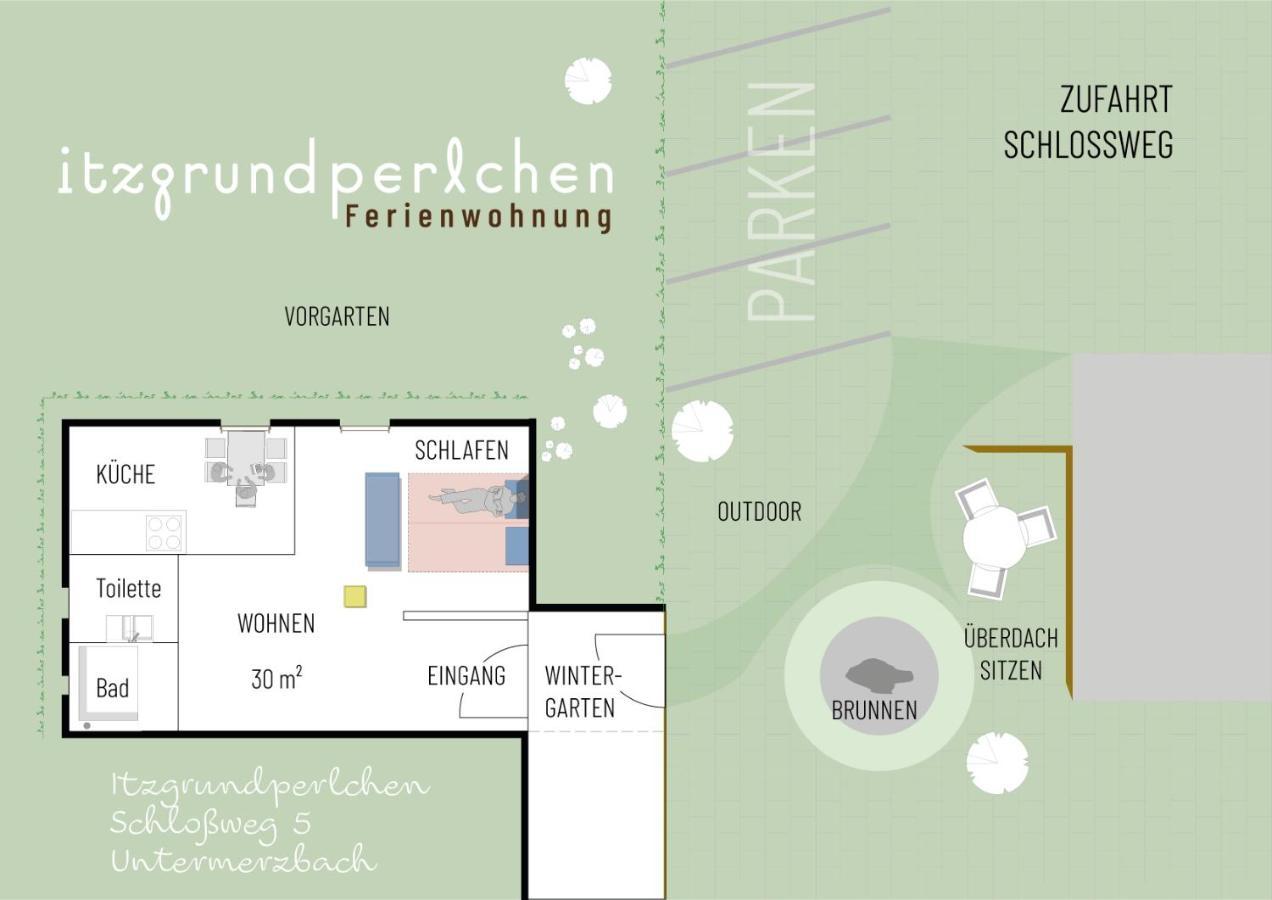 Itzgrundperlchen Apartment Untermerzbach Bagian luar foto